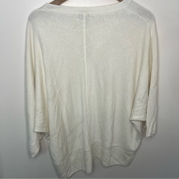 NWT Talbots Sweater Blouse Linen Blend Size 3X Dolman Sleeve Fall Lagenlook - Picture 6 of 7